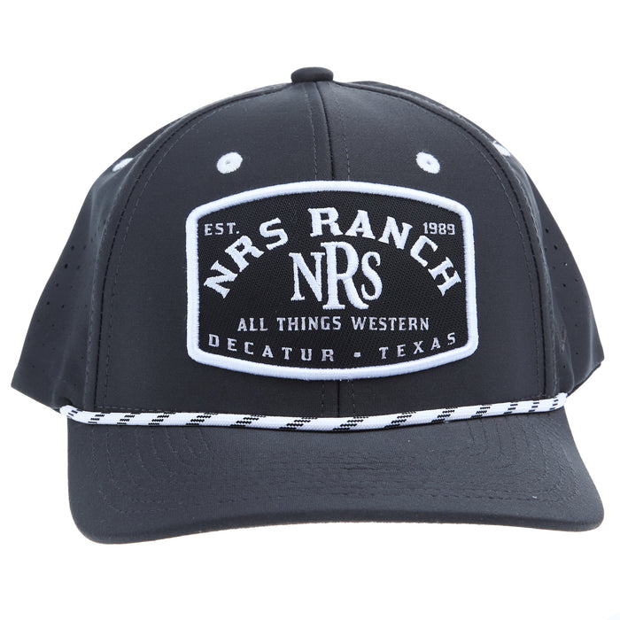 NRS Ranch Charcoal and White Rope Cap