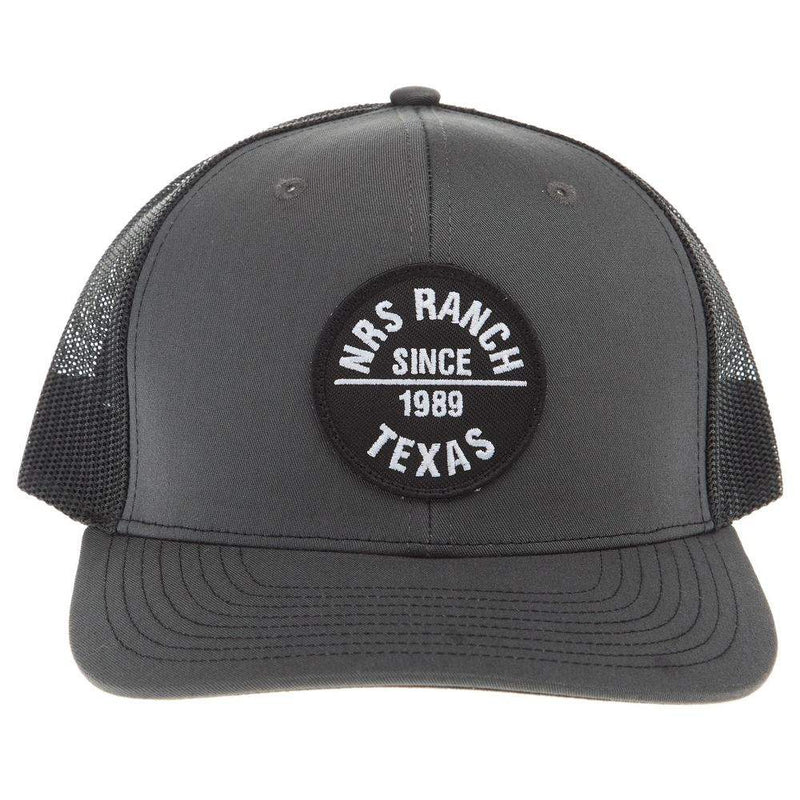 NRS Ranch Since 1989 Charcoal and Black Cap