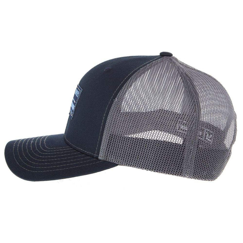 NRS National Ropers Supply Applique Patch Navy and Charcoal Cap