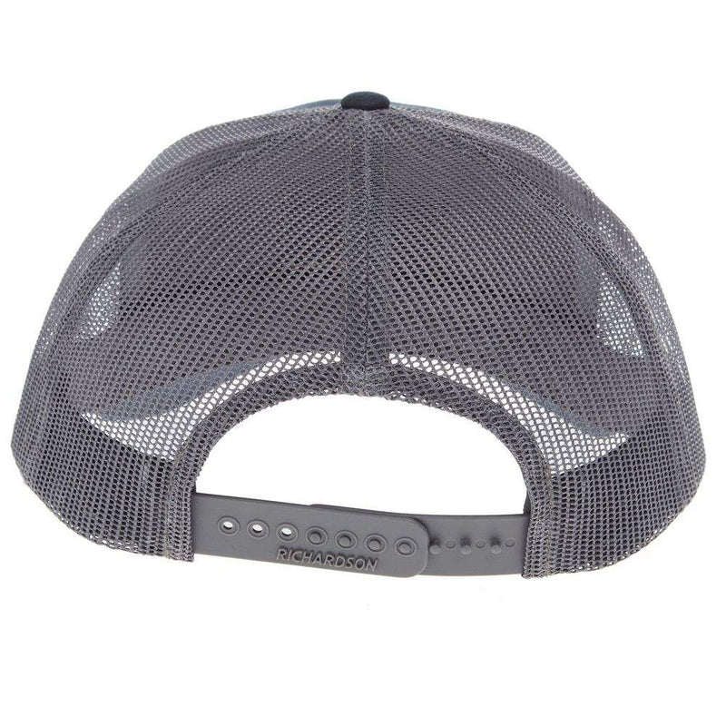 NRS National Ropers Supply Applique Patch Navy and Charcoal Cap