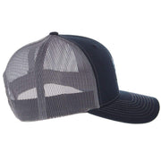 NRS National Ropers Supply Applique Patch Navy and Charcoal Cap