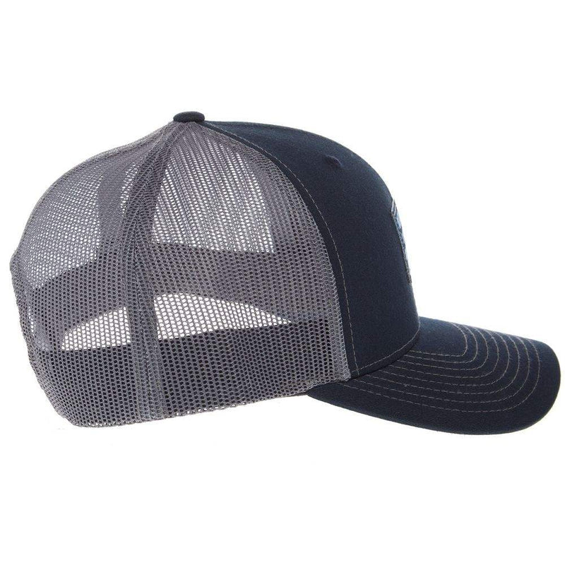 NRS National Ropers Supply Applique Patch Navy and Charcoal Cap