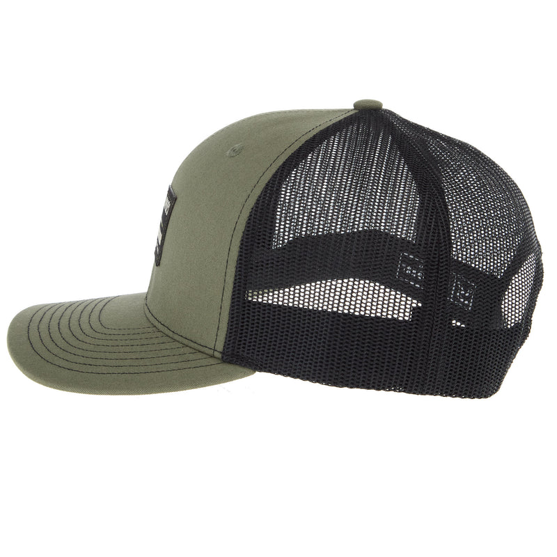 NRS National Ropers Supply Applique Patch Loden and Black Cap