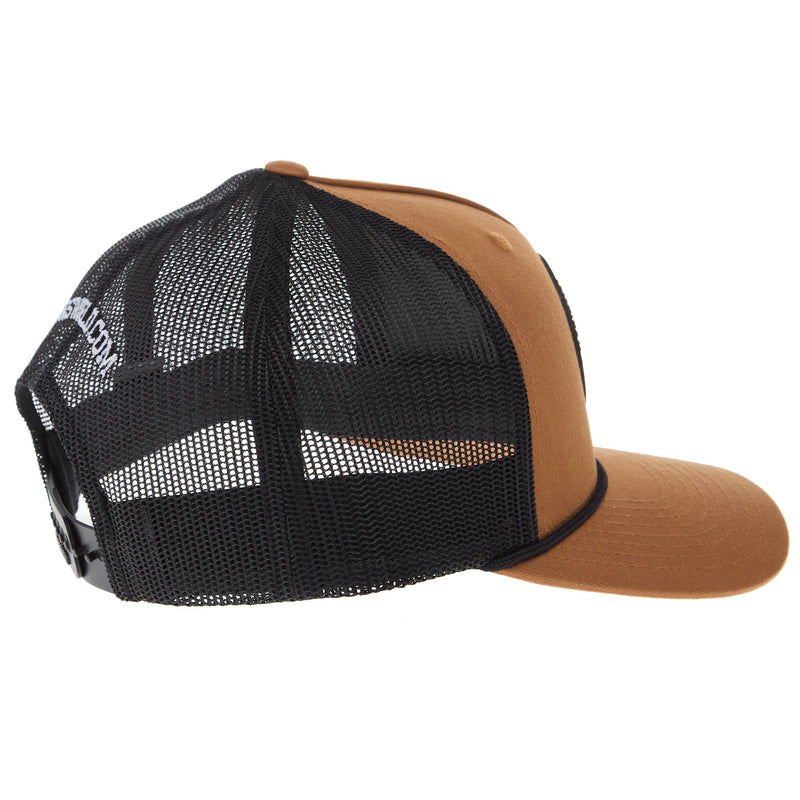 NRS National Ropers Supply Rubber Patch Caramel and Black Cap