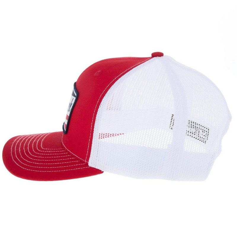 NRS Ranch Flag Patch Red and White Cap