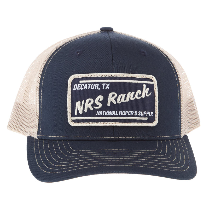 NRS Ranch Decatur TX Patch Navy/Khaki Cap