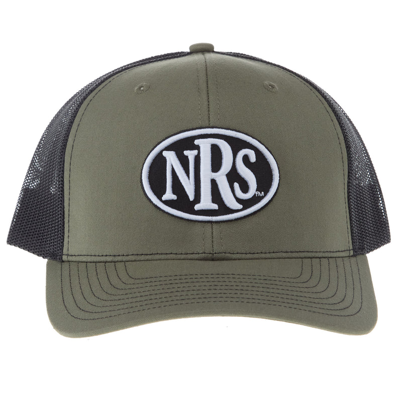 NRS Loden and Black Oval Patch Cap