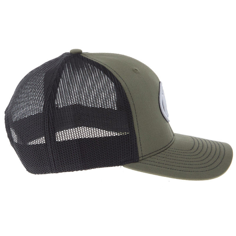 NRS Loden and Black Oval Patch Cap
