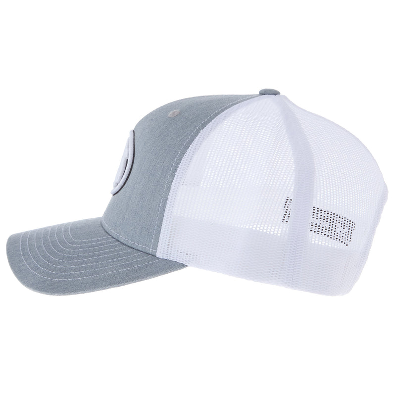 NRS Grey and White Oval Patch Cap