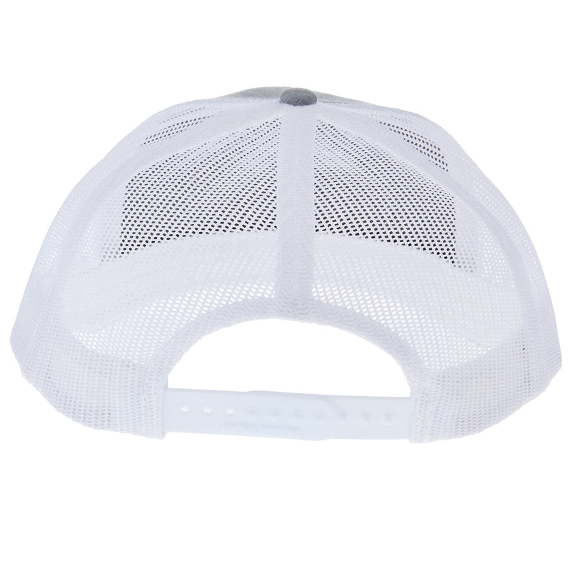 NRS Ranch Rectangle Patch Grey and White Cap