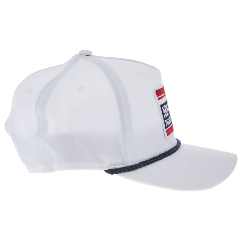 NRS Ranch White and Navy Rope Cap