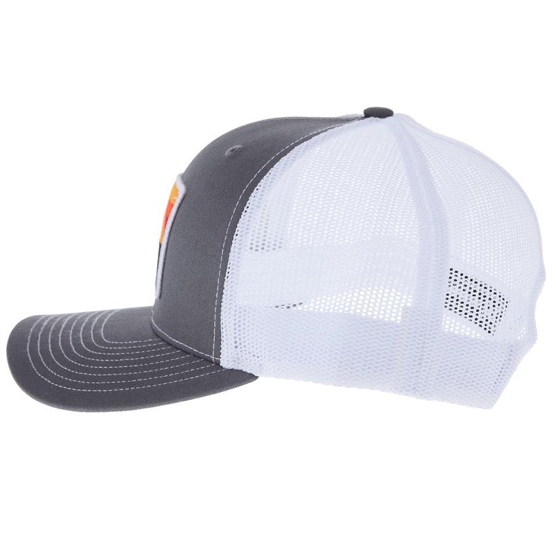 NRS Ranch Sunset Windmill Patch Charcoal and White Cap