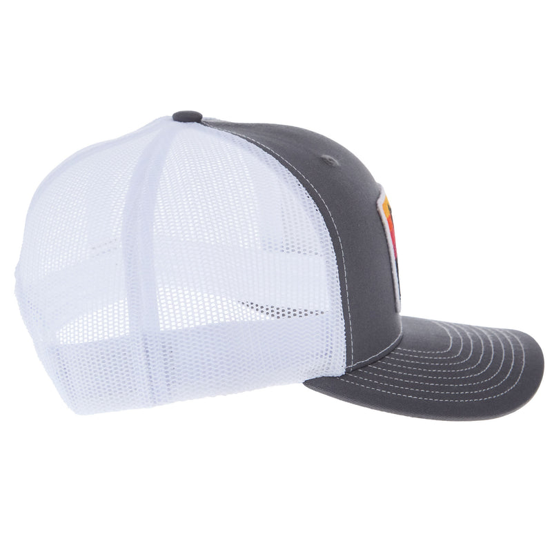 NRS Ranch Sunset Windmill Patch Charcoal and White Cap