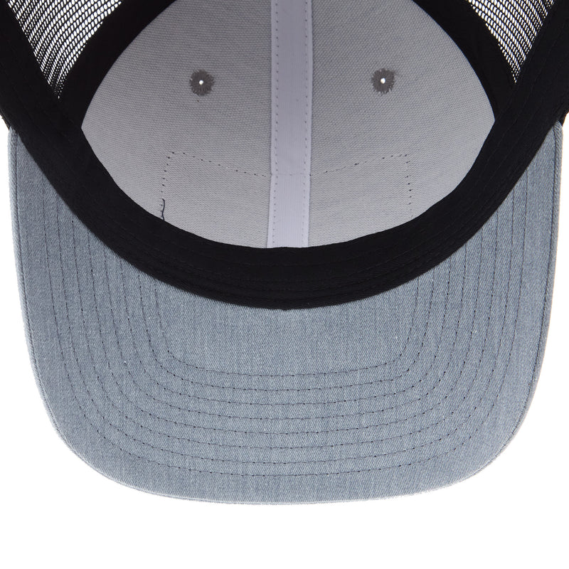 NRS Ranch Grey/Black Navy/Red Patch Cap