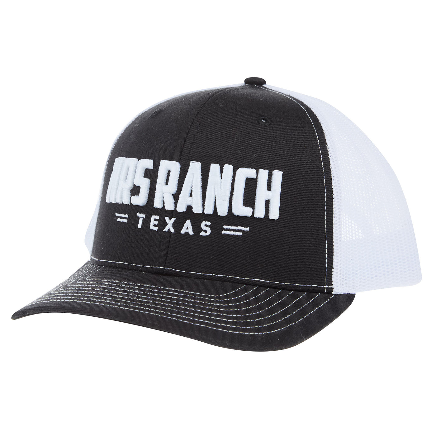 NRS Ranch Texas Black/White Cap
