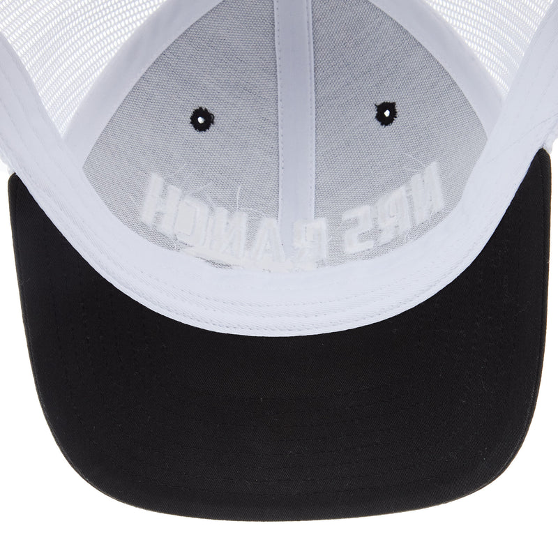 NRS Ranch Texas Black/White Cap