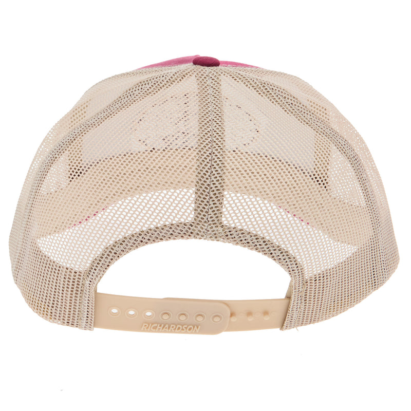NRS Ranch Leather Patch Cardinal/Tan Cap