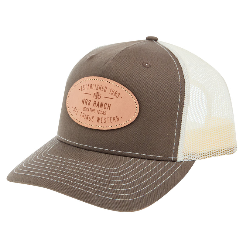 NRS Ranch Leather Patch Chocolate Chip/Birch Cap