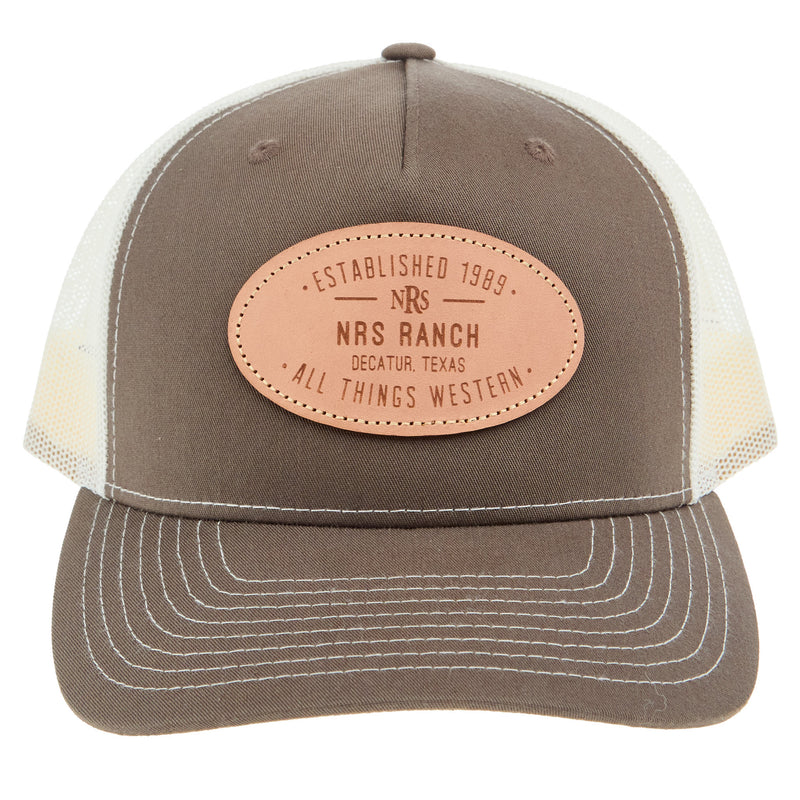 NRS Ranch Leather Patch Chocolate Chip/Birch Cap