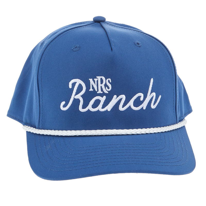 NRS Ranch Blue/White Cursive Logo Cap