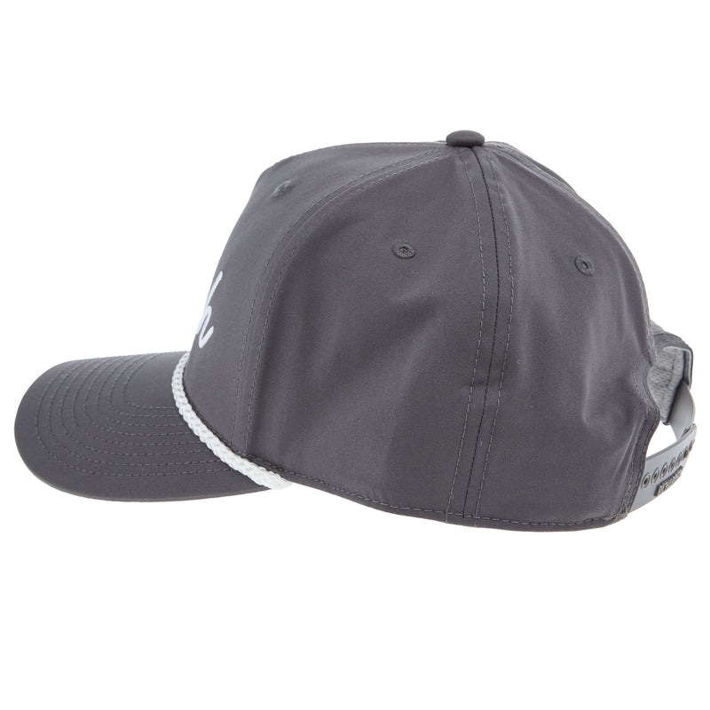 NRS Ranch Grey/White Cursive Logo Cap
