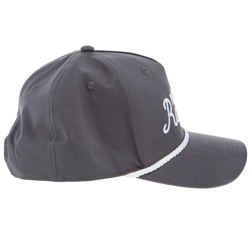 NRS Ranch Grey/White Cursive Logo Cap