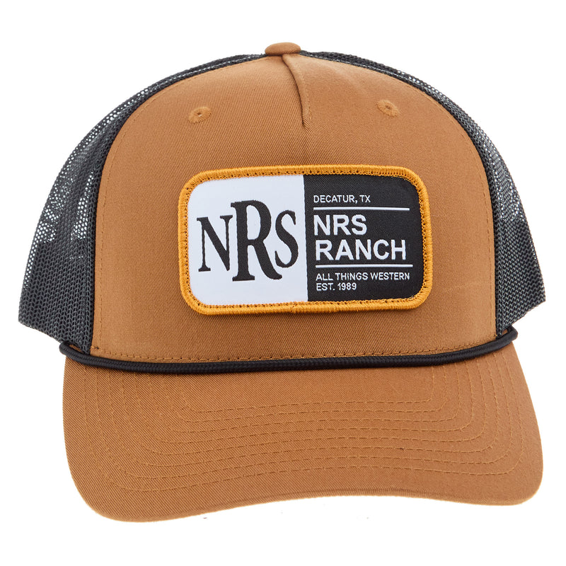 NRS Ranch Caramel/Black Rope Cap