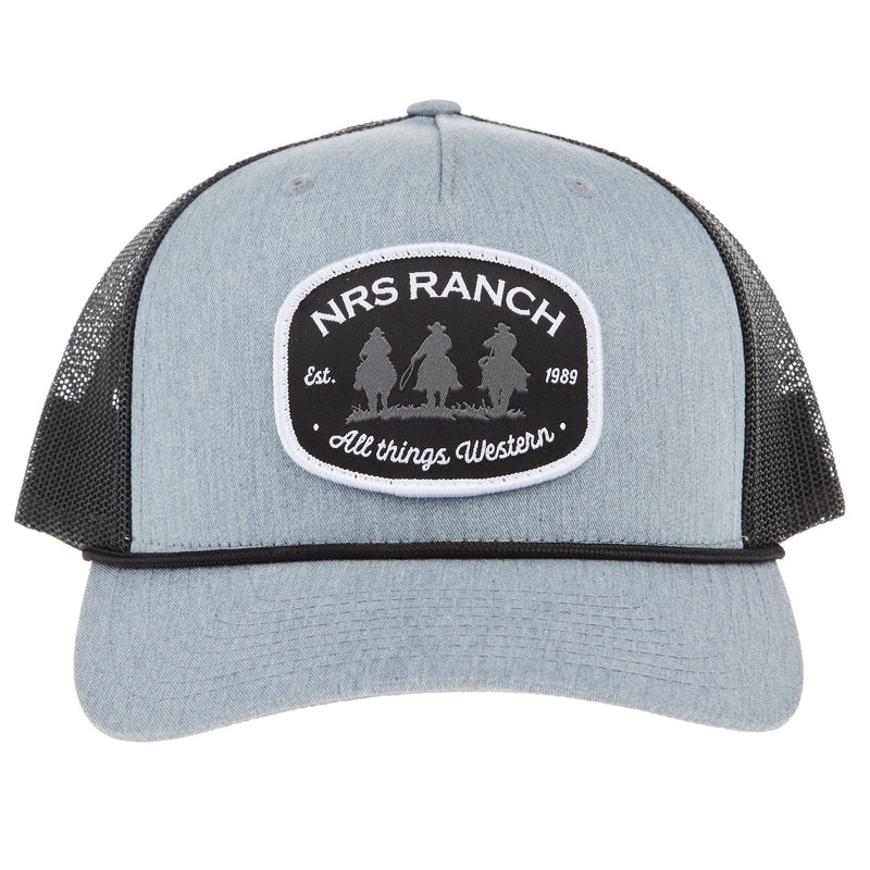 NRS Ranch Riders Grey/Black Cap