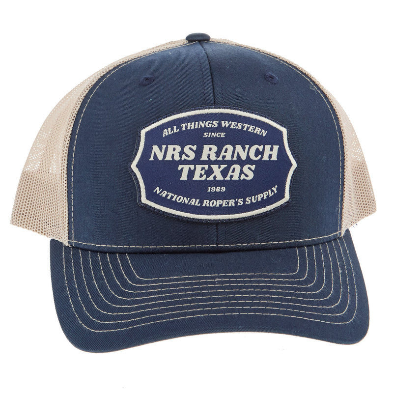 NRS Ranch Texas Patch Navy/Khaki Cap