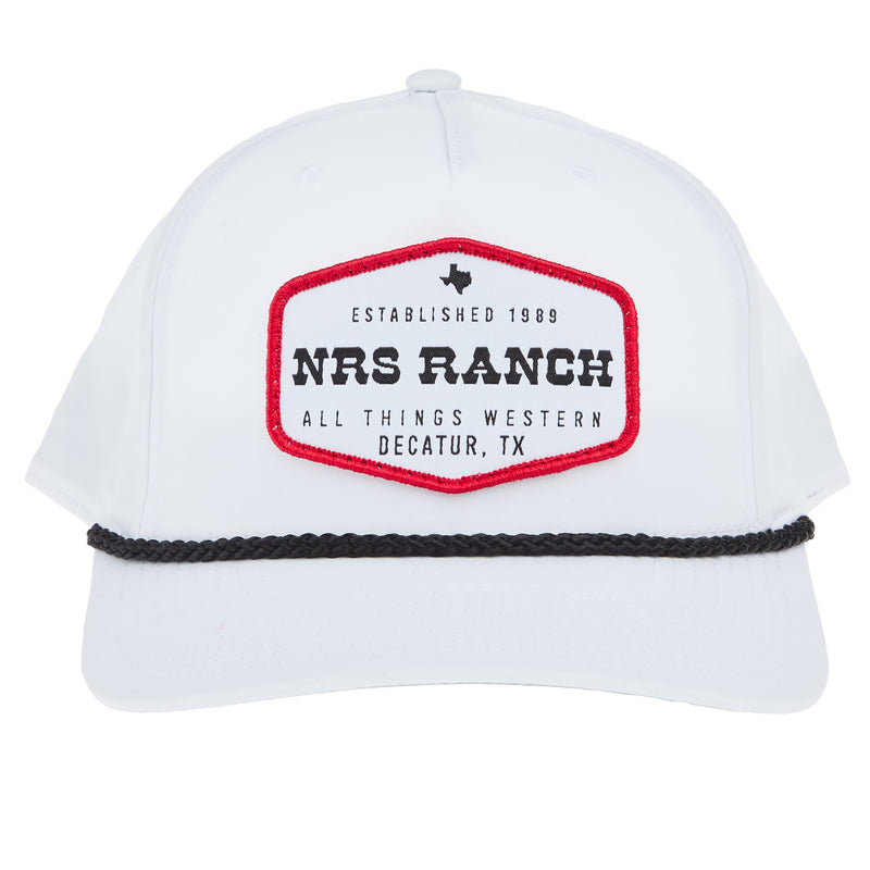 NRS Ranch White/Black Rope Cap