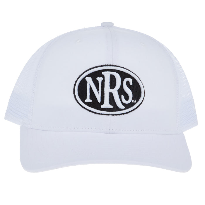 NRS White Embroidery Logo Cap
