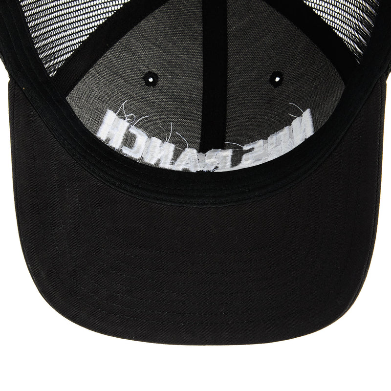 NRS Ranch Black With White 3D Logo Cap