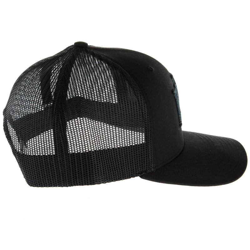 NRS Black With Black 3D Logo Cap