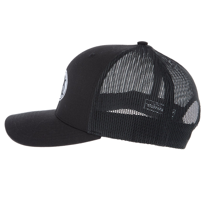 NRS Black Oval Embroidered Logo Cap