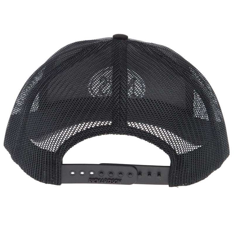 NRS Black Oval Embroidered Logo Cap