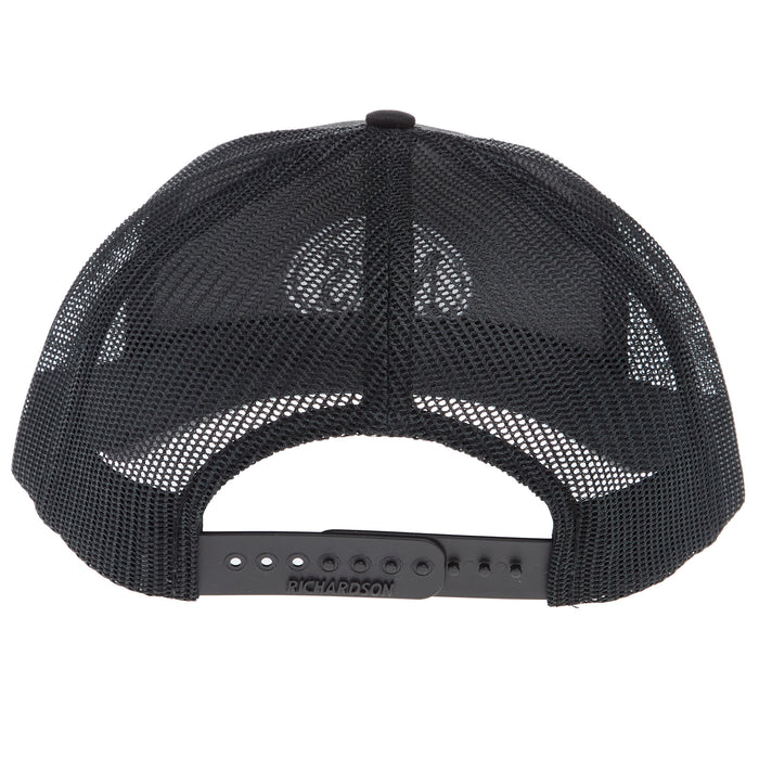 NRS Black Oval Embroidered Logo Cap