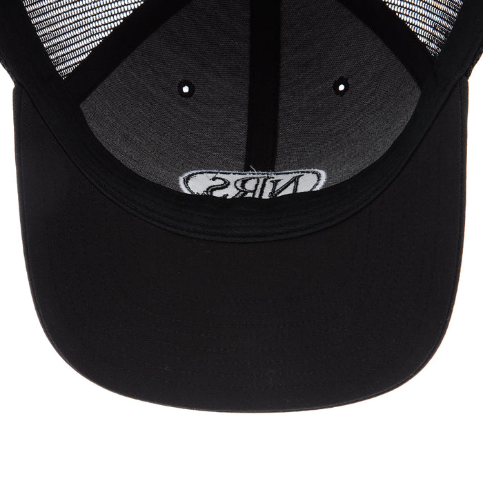 NRS Black Oval Embroidered Logo Cap