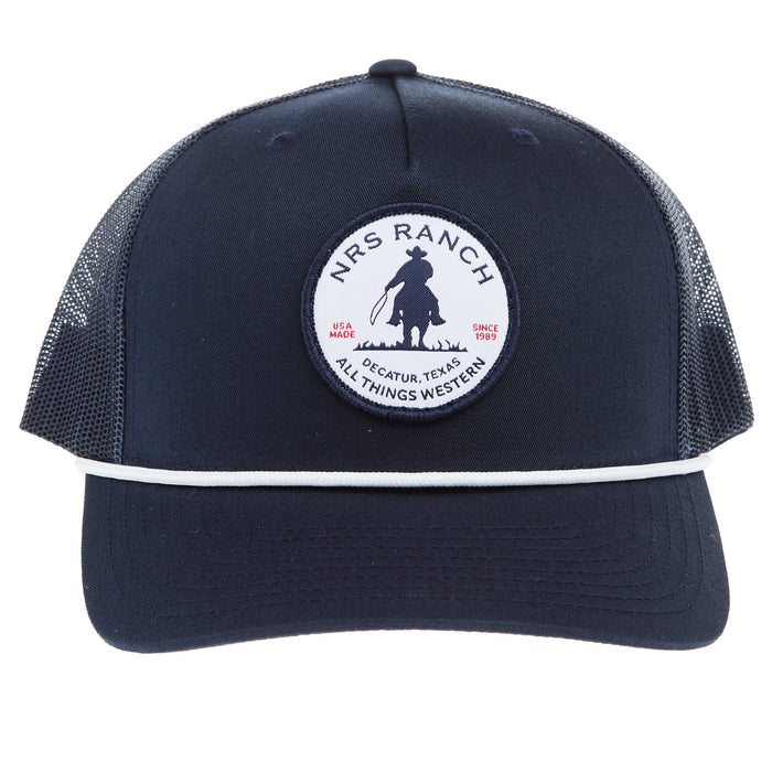 NRS Ranch Navy/White Roper Cap
