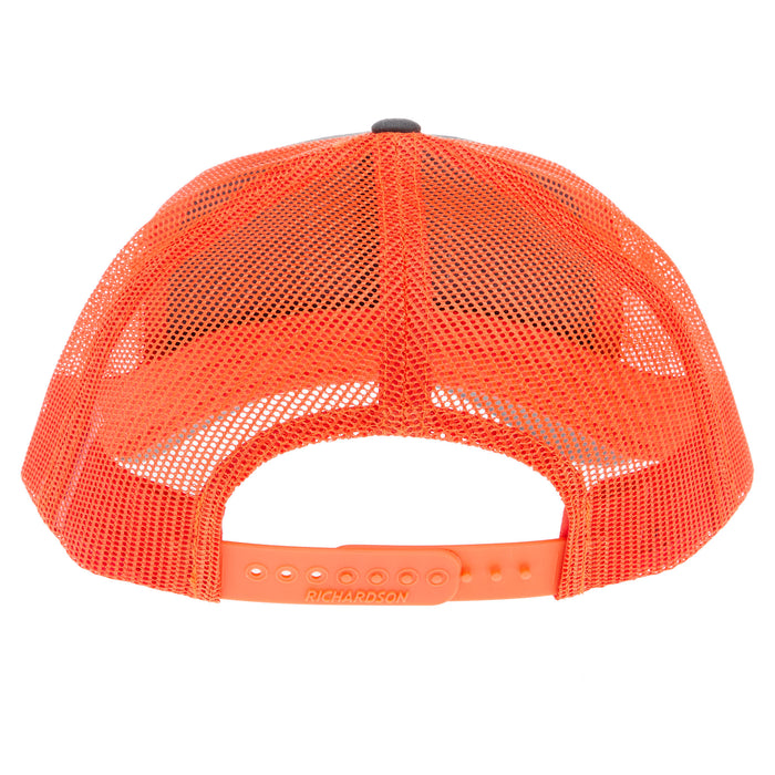 NRS 89 Rubber Patch Charcoal/Orange Cap