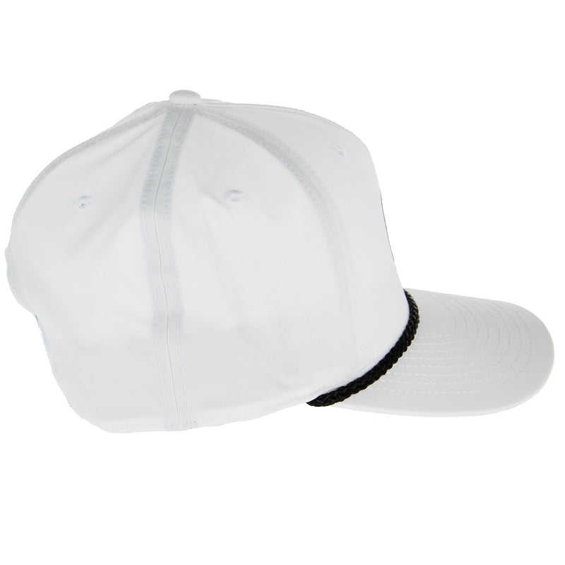 NRS Oval Logo White With Black Rope Cap