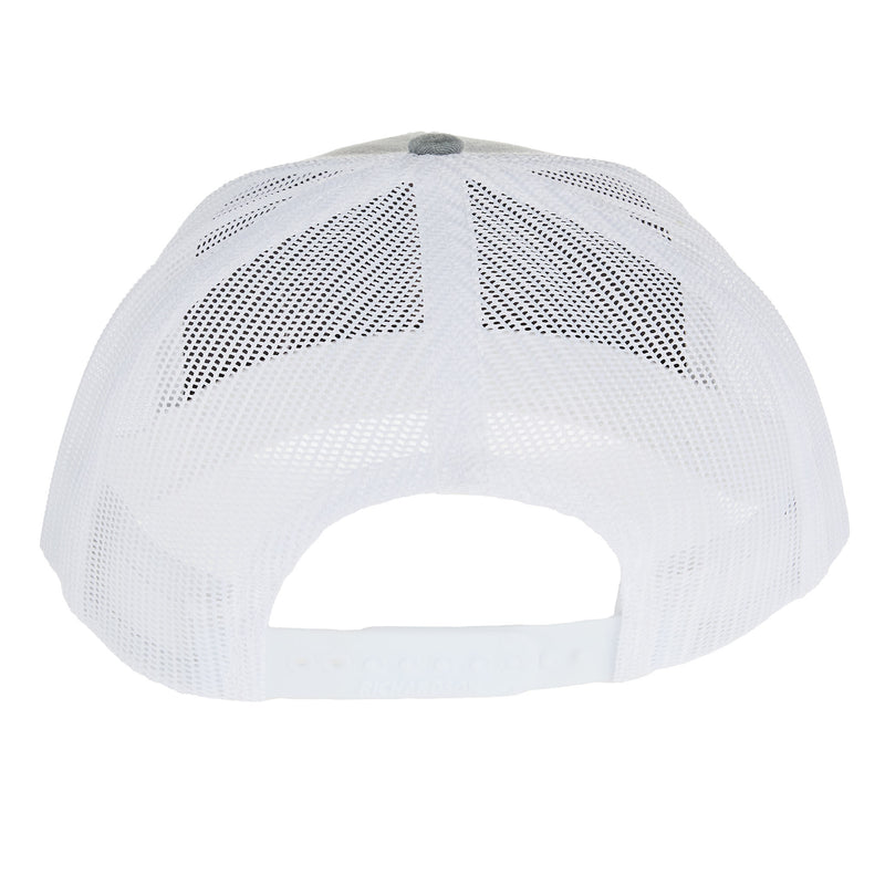 NRS Ranch Grey White Embroidered Patch Cap