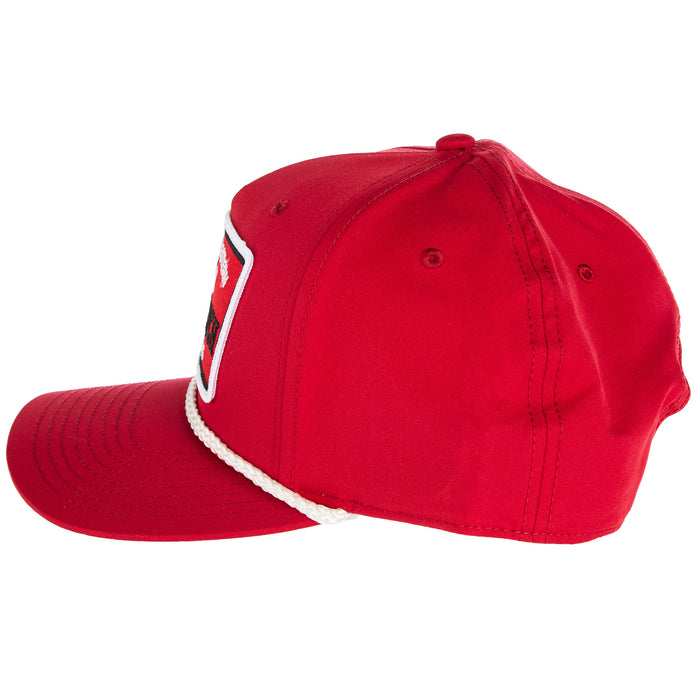 NRS Ranch Red White Embroidered Patch Cap