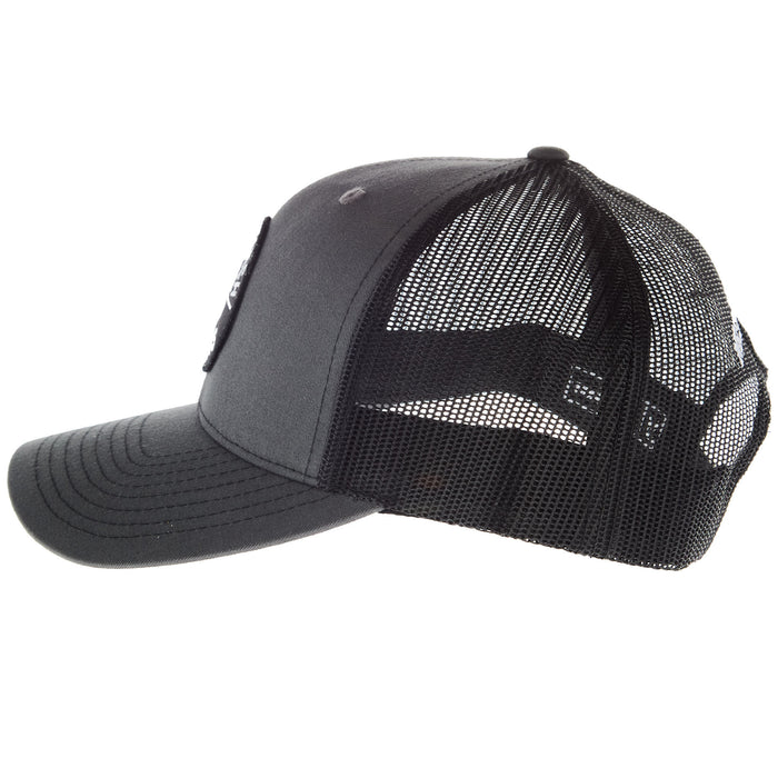 NRS Ranch Texas Round Logo Charcoal Black Cap
