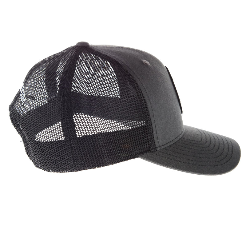NRS Ranch Texas Round Logo Charcoal Black Cap