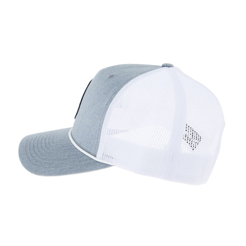 NRS Ranch Grey/White Round Logo Cap