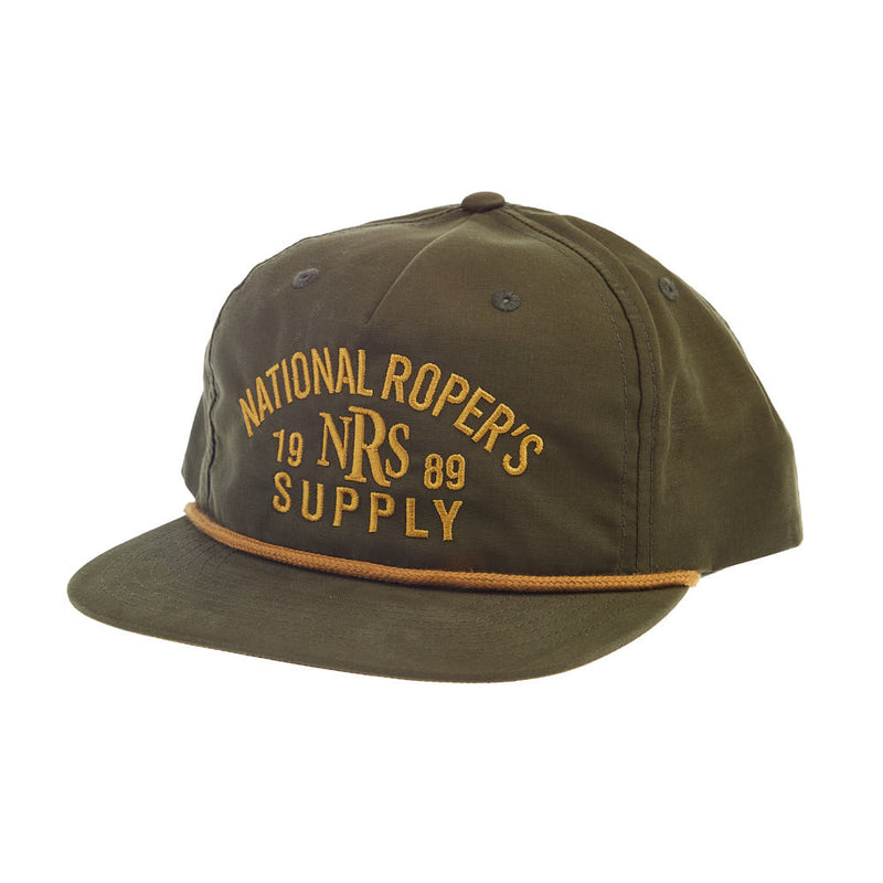 NRS National Ropers Supply Loden & Gold Rope Cap