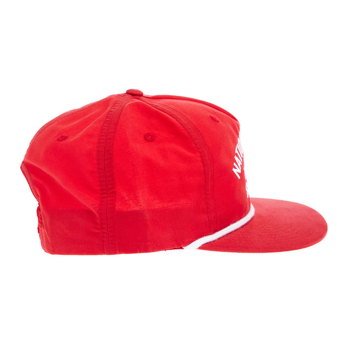 NRS National Ropers Supply Red & White Rope Cap