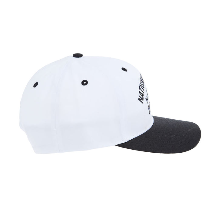 NRS National Ropers Supply White & Black Rope Cap