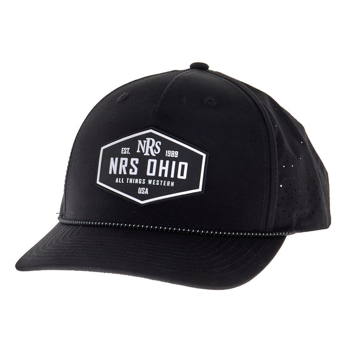 NRS Ohio Black Rubber Patch Cap
