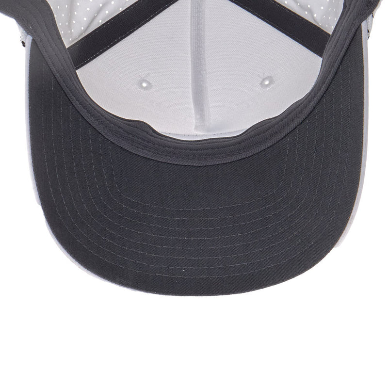 NRS Ohio White & Black Rubber Patch Cap